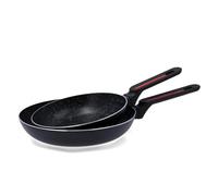 Quid Set de 2 Sartenes Prensado Tentacion de Aluminio 20-24cm | Negro, Aluminio, forma redondo, 20-24cm