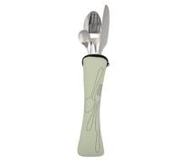 Quid Viba Set 4 Cubiertos Acero 24,5x6x3cm