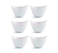 Quid Set de 6 tapas para banderillas Gastro Fun de porcelana 9 x 6 cm