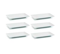 Quid Set de 6 tapas para fríos Gastro Fun de porcelana 16,5 x 9,5 x 2 cm