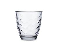 Quid Juego 6 vasos bajos Waves – Vidrio 26 cl sodo, apto frigorífico, no microondas, ecológico