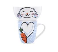 Quid Zoo Set Infantil Mug Y Bol Cerámico 38cl & 50cl Otras Ceramicas Apto Microondas