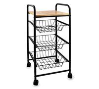 Quid Square - Verdulero 3 Cestas 34X34X76Cm