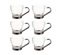Quid Supreme Set 6 Tazas Vidrio 11cl Sodo No Apto Microondas Reciclable
