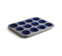 Quid Sweet Grey Bandeja Horno 12 Cupcakes Acero Pintado 36x17x3cm Acero Carbonatado Apto Horno Antiadherente