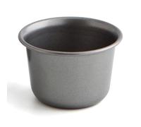 Quid Sweet Grey Molde Flan Acero Pintado 7,5cm Acero Carbonatado Apto Horno Antiadherente