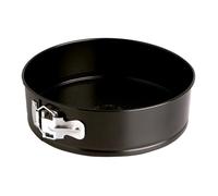 Quid Sweet Grey Molde Redondo Desmontable Acero Pintado Negro, 24 cm