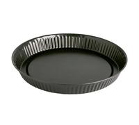 Quid Sweet Grey Molde Tarta Hondo Acero Pintado 32x3cm Negro