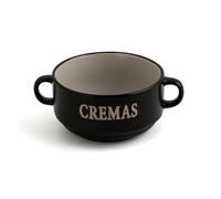 Quid Tazas para Consomé Rustik 450 ml Negro (Pack 6X)