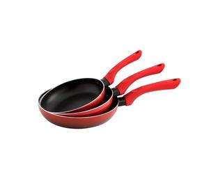 Quid Tokio - Set de tres sarténes 20/24/28 cm, Aluminio, Todos los fuegos