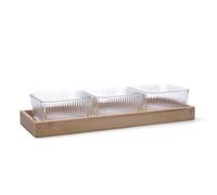 Quid Trend Set Aperitivo 29,4x11,2x2,7cm Sodo No Apto Microondas Material 100% Saludable