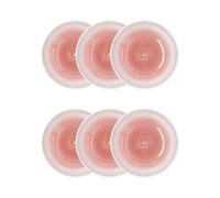 Quid Velvet Set 6 Platos Hondos Ceramico 21,5cm Otras Ceramicas Apto Microondas Apilable