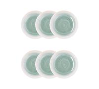 Quid Velvet Set 6 Platos Postre Ceramico 19cm Otras Ceramicas Apto Microondas Apilable