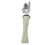 Quid Viba Set 4 Cubiertos Acero 24,5x6x3cm