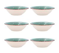 Quid Vita Aqua Set 6 Boles Cerámico Apto Microondas Apto Frigorífico Encajable