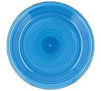 Quid Vita Azul Plato Llano Cerámico 27cm Loza Apto Microondas Seque Los Platos Por Las Dos Caras Después De Cada Lavado Apilable
