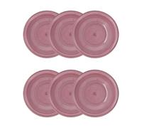 Quid Vita Peoni Set 6 Platos Hondos Ceramicos Apto Microondas Apto Congelador Apilable