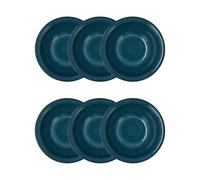 Quid Zafiro Vita Set 6 Boles Cerámico 18cm Otras Ceramicas Apto Microondas Seque Los Platos por Las Dos Caras Después De Cada Lavado Apilable