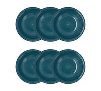 Quid Zafiro Vita Set 6 Platos Hondos Ceramicos Apto Microondas Seque Los Platos Por Las Dos Caras Después De Cada Lavado Apilable