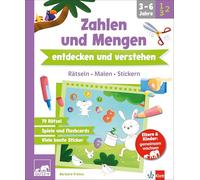 QUID+ Zahlen und Mengen entdecken und verstehen: Rätseln, Malen, Stickern für Kinder von 3-6 Jahren mit Eltern-Guide