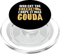 Quién cortó el Queso espero Que Fuera Queso Gouda PopSockets PopGrip para MagSafe