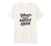 Quien cree y es bautizado será Salvo Camiseta Premium