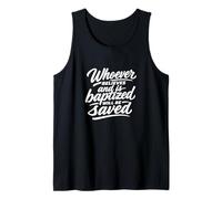 Quien cree y es bautizado será Salvo Camiseta sin Mangas