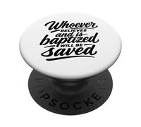 Quien cree y es bautizado será Salvo PopSockets PopGrip Adhesivo