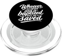 Quien cree y es bautizado será Salvo PopSockets PopGrip para MagSafe