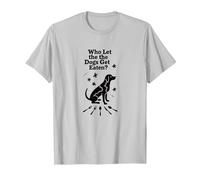 ¿Quién Deja Que se coman los Perros? Se están Comiendo a los Perros Camiseta, Hombre, Plata, XXL