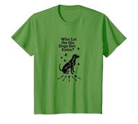 ¿Quién Deja Que se coman los Perros? Se están Comiendo a los Perros Camiseta, Niños, Hierba, 10 años