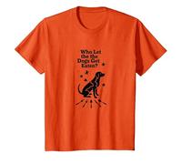 ¿Quién Deja Que se coman los Perros? Se están Comiendo a los Perros Camiseta, Niños, Naranja, 10 años