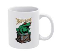 ¿Quién Dejó Salir A Las Ranas? Taza Cerámica Taza De Café Porcelana Tazas 330Ml Para Leche Oficina Té