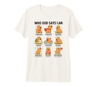 Quién Dice Dios Que Soy Carpincho Versículo Bíblico De Fe Camiseta Premium