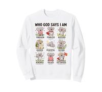 Quién Dice Dios Que Soy Koala Versículo Bíblico De Fe Sudadera