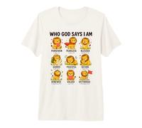 Quién Dice Dios Que Soy León Versículo Bíblico De Fe Camiseta Premium