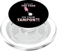 ¿Quién encendió el Fusible en su tampón? Menstruación PopSockets PopGrip para MagSafe