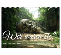 ¿Quién eran ellos? (Calendario de pared 2026 DIN A3 horizontal), calendario mensual CALVENDO