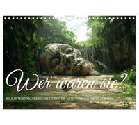 ¿Quién eran ellos? (Calendario de pared 2026 DIN A4 horizontal), calendario mensual CALVENDO