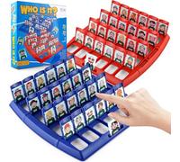 Quién es Divertido Juego de Mesa,Adecuado para el Clásico Juego de Mesa, Juegos de Adivinanzas Familiares, Funny Family Adivinar Juegos Kids Children Toy Gift 2 Jugadores