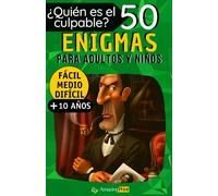 ¿Quien es el Culpable? Enigmas para Adultos y Niños: 50 Enigmas, juegos criminales y acertijos con sus analisis y soluciones | Rompecabezas de logica ... autentico detective para resolver los casos