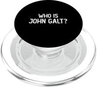 Quién es John Galt Libertario y Cita de Libro PopSockets PopGrip para MagSafe
