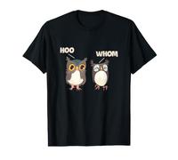 Quién Gramática Búho Juego de Palabras Inglés Profesor Idioma Humor Camiseta gráfica económica