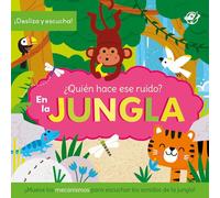 ¿Quién hace ese ruido? En la jungla: Cuento con sonidos para bebés. ¡Desliza el mecanismo y descubre qué animal se esconde tras cada página!: 4