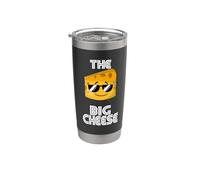 ¿Quién manda aquí? Gafas de sol divertidas The CEO The Big Cheese Vaso térmico de acero inoxidable de doble pared