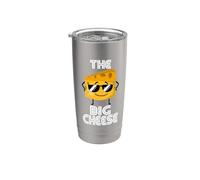 ¿Quién manda aquí? Gafas de sol divertidas The CEO The Big Cheese Vaso térmico de acero inoxidable de doble pared