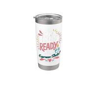 ¿Quién más está listo para Espresso Shots Coffee Lover Vaso térmico de acero inoxidable de doble pared