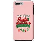 ¿Quién Necesita a Santa Cuando Tienes Abuelo? Navidad Divertida Carcasa para iPhone 7 Plus/8 Plus