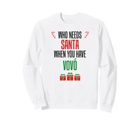 Quién Necesita a Santa Cuando Tienes Vovo Abuela Portuguesa Sudadera