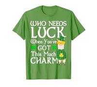 ¿Quién necesita suerte cuando tienes esta llama de San Patricio? Camiseta